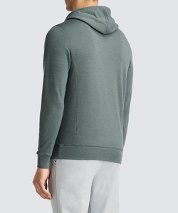 Sudadera con Capucha Ligera de Algodón con Cremallera Completa para Hombre, Ropa Deportiva Informal, Suave y Cómoda, Estilo Urbano, Logotipo Personalizado OEM - Product Image 3