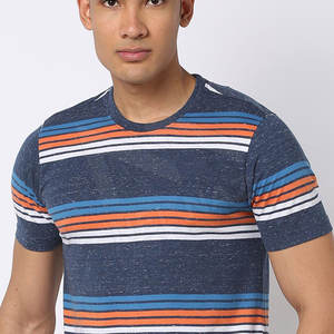 Personalizado 100% algodón Jersey hombres camisetas al por mayor fabricantes de ropa más tamaño dobladillo curvo transpirable impresión del logotipo - Product Image 3