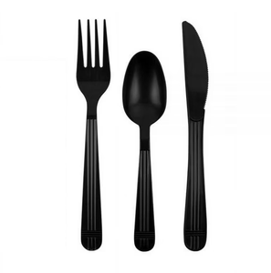 Ensemble de couverts en acier miroir 3 pièces cuillère/couteau à beurre/fourchette ensemble couverts à manche épais cuillère en acier inoxydable - Product Image 1