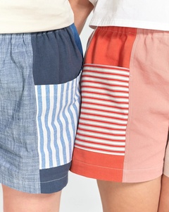 women's Denim Pants High Street Summer Straight <b>Shorts</b> Distressed Colored Personalized Embroidered Patchwork Design OEM/ODM - Product Image 6