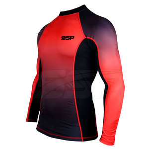 <b>Design</b> Your Own Product Men Rash Guard Contrast Color Rash Guard Private Label Men Rash Guard - Product Image 2