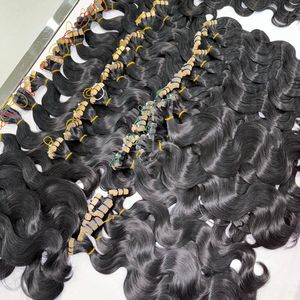 ผมดิบจากเส้นผมจริงผมมนุษย์มัดเป็นลอนคลื่นสีธรรมชาติ100% ผมมนุษย์เวียดนาม - Product Image 1