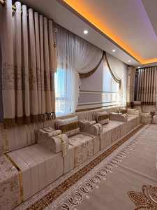 Asientos Orientales para el Suelo, Sofá Étnico, Sofá Árabe Majlis, Sofá Estilo Otomano, Conjunto Árabe Jalsa, Asientos Orientales de Lujo para el Suelo - Product Image 2