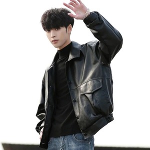 2025 Vintage Chic chaqueta de doble cara para mujer prendas de vestir exteriores informales piel de oveja algodón lona Botón-abrigo para la moda de otoño - Product Image 3