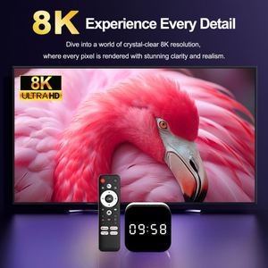 H96 max 4GB RAM 8k-streaming tốt nhất <span class=keywords><strong>media</strong></span> <span class=keywords><strong>player</strong></span> STB mạnh wifi 6 Internet Thông Minh OTT siêu hộp Google Android 14 Set-Top TV Box - Product Image 3