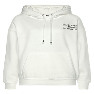 Sudaderas con capucha suaves de gran tamaño para mujer de alta calidad, sudaderas informales cálidas de invierno con logotipo impreso en la parte delantera, característica anticontracción - Product Image 1