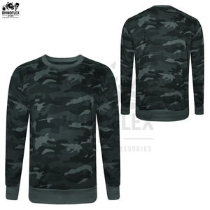 Sudaderas de Camuflaje para Hombre de Alta Calidad en Algodón Básico, Sudadera Combinada con Impresión de Logotipo Personalizable, Sudaderas de Camuflaje para Hombre - Product Image 6