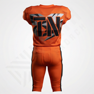 Uniforme de Fútbol Americano, Conjunto Completo, Diseño Personalizado, Secado Rápido, Talla Grande, Ropa Deportiva Profesional para Hombre, 100% Poliéster - Product Image 2