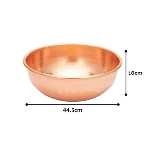 Bol de service à dessert et fruits de la meilleure qualité Antique Best-seller Vaisselle en cuivre martelé Bol à mélanger les aliments de l'Inde - Product Image 3
