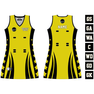 Uniformes de netball pour femmes conçus sur mesure, vêtements de sport de haute qualité en spandex/coton, options d'équipe personnalisées, disponibilité en grandes tailles - Product Image 4