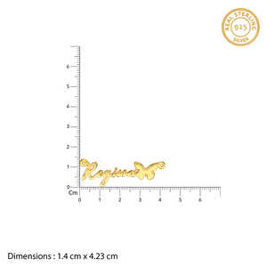 Collier personnalisé avec pendentif papillon doré - Product Image 6