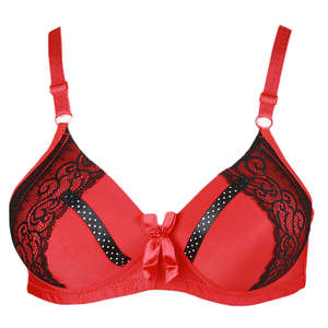 Women's Foam <b>Bra</b> (UA-501) M05 - Red - Product Image 1