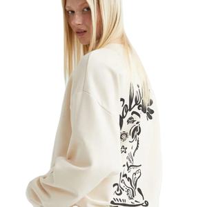 Sweat-shirt pour femmes en jersey de coton, nouvelle mode, vêtements, sweat-shirts, sweats à capuche pour femmes pour la saison hivernale 2026 - Product Image 2