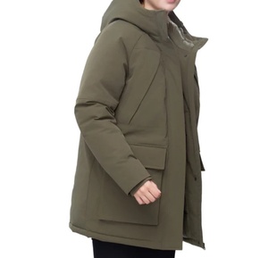 <span class=keywords><strong>Veste</strong></span> parka à capuche respirante pour femmes, pour le <span class=keywords><strong>ski</strong></span> et la neige, avec fermeture éclair, coutures scellées et imperméable 10 000 mm - Product Image 3