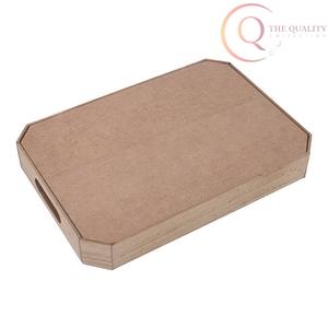 Plateau de service en bois pour thé, café et collations, design durable avec poignées de transport faciles, 100 pièces, couleurs personnalisées, non toxique - Product Image 6