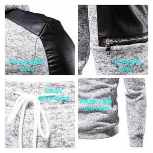 Chándales de algodón Ropa de hombre Entrenamiento Jogging Wear Servicio OEM Logotipo personalizado Pullover Con capucha Pantalones de manga completa Pantalones - Product Image 6