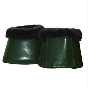 รองเท้าบูททรงกระดิ่งม้าหนัง PU กันน้ำทนทานสำหรับการแข่งขันการฝึกขี่ม้าและใช้ในชีวิตประจำวันด้วยโพลีเอสเตอร์ระบายอากาศได้ - Product Image 1