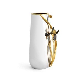 Fabriqué à la main en acier inoxydable feuille de Ginkgo Vase Vase à fleurs en métal pour la décoration intérieure moderne et les cadeaux de table événements meilleur prix - Product Image 3