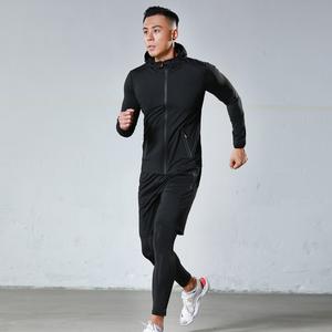 Juego de Compresión con Logotipo Personalizado, Ropa de Entrenamiento Elástica de Secado Rápido, 5 Piezas, Envío Directo, Tejido de Poliéster - Product Image 1