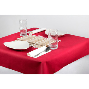 Rouleau de nappe bordeaux 1,20x25m, tissu doux et absorbant, B2B - Product Image 2