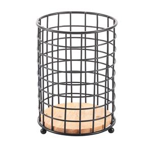 Porte-couteaux en bois noir Elie - Product Image 1