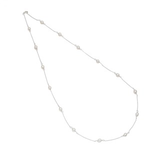 สร้อยคอมุกน้ำจืดแท้ เกรด AAA สีขาวครีม ขนาด 18 นิ้ว เงินแท้ 925 ดีไซน์ทันสมัย กำลังเป็นที่นิยม ขายดี - Product Image 1