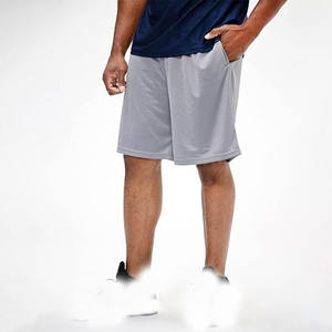 Pantalones cortos de malla de poliéster 100% al por mayor para hombres, pantalones cortos de entrenamiento de pista antiarrugas con logotipo personalizado, servicio de OEM - Product Image 1