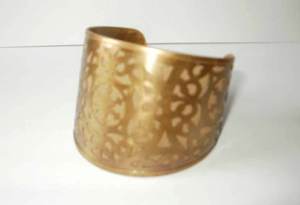 Venta al por mayor nuevo modelo de moda de latón cobre pulsera brazalete joyería de moda para regalo o boda - Product Image 2