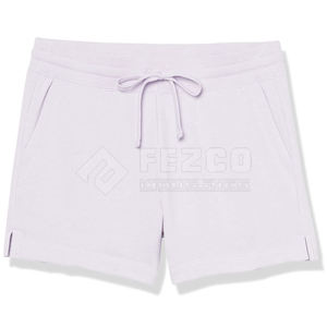 Shorts décontractés taille haute sans coutures en polyester/coton pour femme, fabriqués au Pakistan, pour l'été, respirants, avec taille élastique et cordon de serrage - Product Image 2