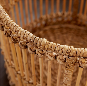 The New Birdcage-Shaped Natural Rattan Wicker <b>Baskets</b> Set of 2 Handcrafted Woven Rattan <b>Basket</b> <b>Storage</b> Stuff Decor Home Corner - Product Image 2