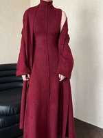 Nouvel ensemble coordonné tendance en velours pour femme, imperméable, écologique, haute ténacité, 100 % coton élastique, élégant pour les fêtes