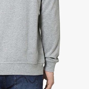 Nouvelle mode de sweat-shirt à col rond surdimensionné pour hommes, logo personnalisé, coton uni lavé à l'acide, teint par cravate et brodé devant délavé à la pierre - Product Image 6