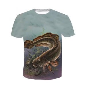 Camiseta de pesca sublimada, venta al por mayor, camisa de pesca para hombres, manga corta, diseño de sublimación completo, venta en Pakistán - Product Image 4
