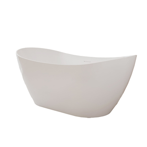 อ่างอาบน้ำแบบลอยตัว ดีไซน์โดดเด่น รุ่น FW-8821-60 ผลิตจากวัสดุ Solid Surface แข็งแรงทนทาน ทำจากอะคริลิก สำหรับ 1 คน เหมาะสำหรับอพาร์ทเมนต์ ใช้ภายในอาคาร - Product Image 6