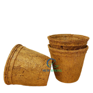 Pots en fibre de coco biodégradables écologiques - 100% naturels et personnalisables pour le jardinage à domicile - Product Image 2