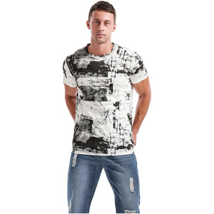 Top Trending Mens Ácido Lavado Oversized Drop Shoulder Camisetas Heavyweight Loose Fit Tees Camisas 300 GSM - Product Image 4