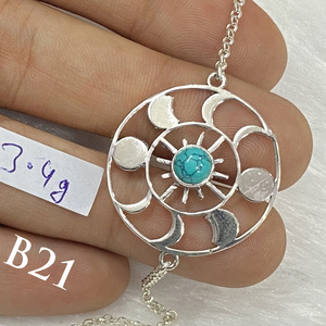 Pulsera de Plata de Ley 925 de diseño único con piedras preciosas, joyería fina ligera hecha a mano para mujer, regalo al por mayor - Product Image 3