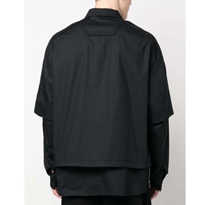 T-shirt à manches longues pour homme, personnalisé OEM, en tissu Oxford 100 % coton épais, écologique et à séchage rapide, collection 2026 - Product Image 5