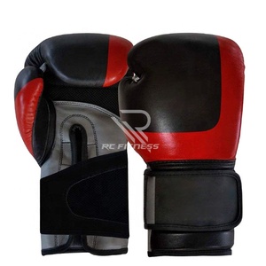 Boxing Gloves for Adults Double 8-14 oz Custom Logo Leather Lightweight Waterproof Adjustable <b>Hook</b> Loop Closure Custom - Product Image 4