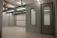 Cabine de peinture à filtre sec 220V très demandée avec moteur et système de ventilation pour la finition automobile et des surfaces métalliques/boisées au meilleur prix