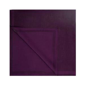 ผ้าพันคอมอนิแกรมสี่เหลี่ยมสีม่วงกลิตเตอร์ 100x100 - Product Image 1