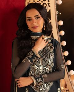 ชุดเดรสทำงานสตรีคุณภาพเยี่ยมทันสมัยประจำปี 2025-2026 ผ้าฝ้ายซัลวาร์ คามีซ แห้งเร็ว ใส่ได้ทุกฤดู สำหรับงานปาร์ตี้ รุ่น 01073 - Product Image 4