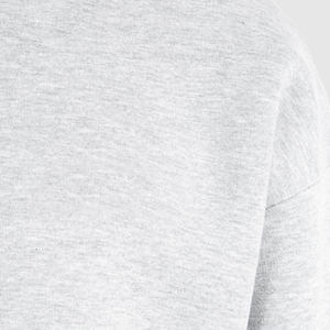 Sudadera de punto térmica con media cremallera para hombre, logotipo personalizado al por mayor, estilo oversize, para otoño e invierno, con hombros caídos - Product Image 5