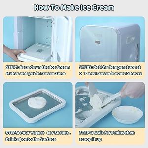 Máquina para Hacer Helados JoyMech con Placa Enfriadora y 2 Espátulas, Función de Placa Fría para Helados en Rollo Perfectos - Product Image 4