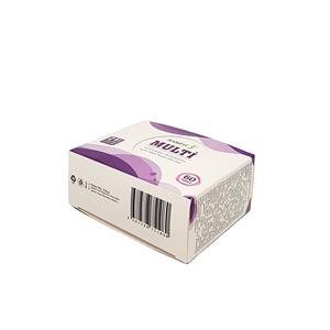 Cajas de Embalaje de Suplementos Multivitamínicos Reciclables con Impresión Offset Personalizada, Estampado en Relieve y Lámina Dorada, Cartón para Medicamentos - Product Image 3