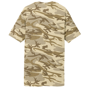 <b>Men's</b> Casual Green Camouflage Tshirt Wholesale Short Sleeve Thermal Hunting <b>Base</b> <b>Layer</b> Knitted Front Style Drawstring Closure - Product Image 6