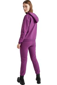 Conjunto Deportivo Profesional de Invierno para Mujer, Sudadera con Capucha y Pantalones de Chándal de Felpa, Talla Grande, Unisex, de Algodón Suave - Product Image 5