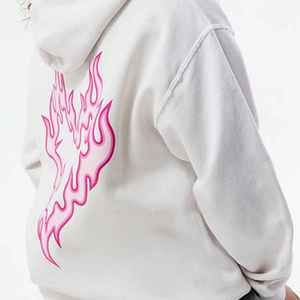 Sudadera Extra Grande para Mujer de Invierno, MOQ Bajo, 100% Algodón, Transpirable, Ecológica, con Impresión de Logotipo Personalizado, Hombros Caídos, OEM - Product Image 6