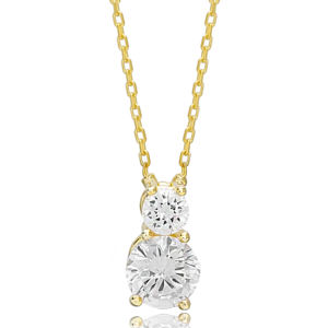 Collier pendentif à breloque élégant en pierre de zircon brillant fabriqué à la main bijoux en argent sterling 925 - Product Image 3