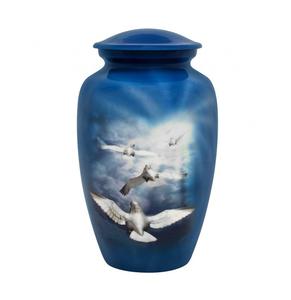 Urnes de cendres humaines de haute qualité pour femmes et hommes Urnes funéraires Urne en aluminium pour adultes Pot de stockage commémoratif - Product Image 6